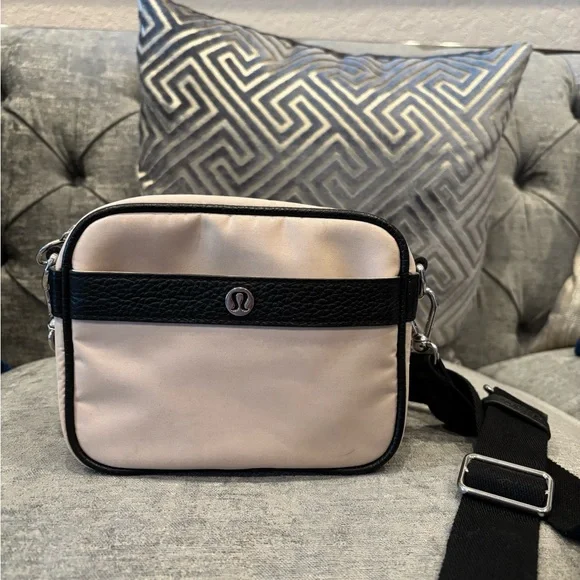 lululemon athletica | Bags | Lululemon Athletica Crossbody Camera Bag 2l Pink Cream Black Leather | Poshmark lululemon athletica | Bags | Lululemon Athletica Crossbody Camera Bag 2l Pink Cream Black Leather | Poshmark